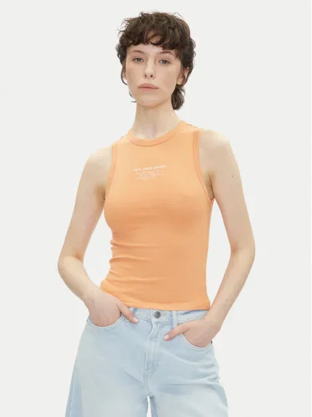 Top Pepe Jeans portocaliu