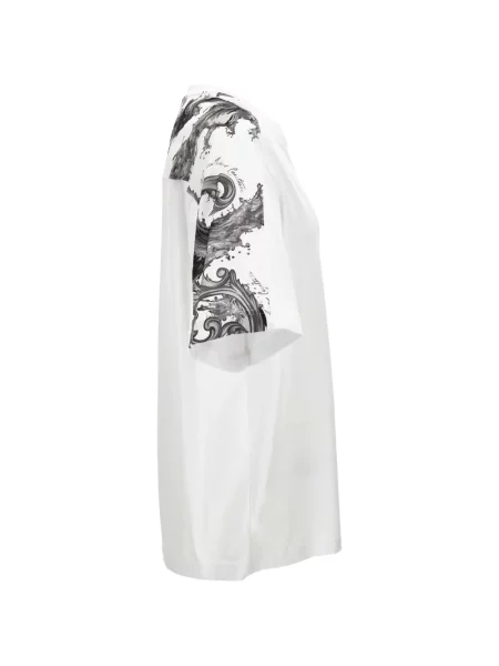 Grafic tricou Versace Jeans Couture alb