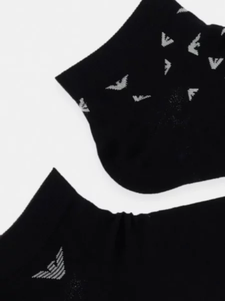 Emporio Armani Underwear ponožky pánske s bavlnou čierna