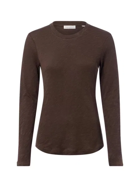Marc O'Polo longsleeve sportowy brązowa