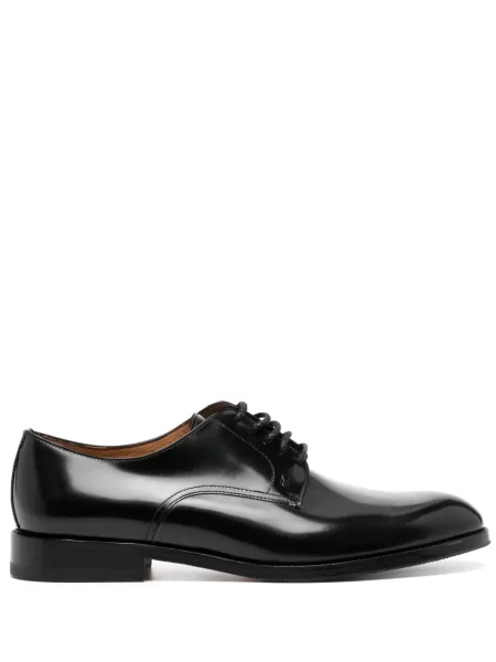 Pantofi derby Moreschi din piele negru