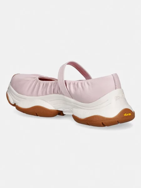Camper balerini de piele Karst 2 roz