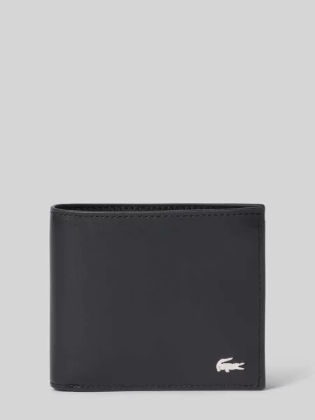 Lacoste portfel skórzany czarny