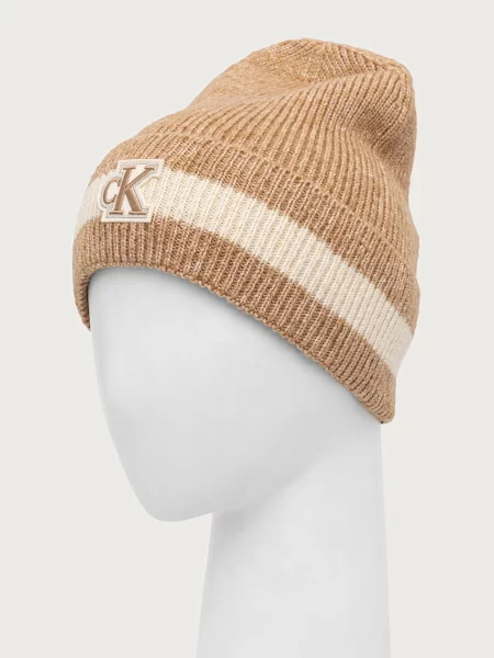 Calvin Klein Sapka barna / cappuccinobarna bézs