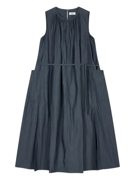 Rochie midi Studio Tomboy fără mâneci până la genunchi de costum albastru