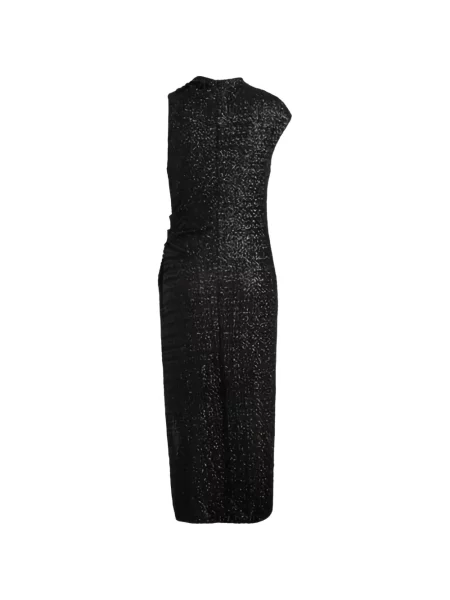 Rochie Boss cu paiete drapată negru