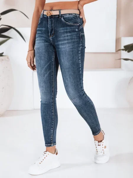 Jeansy push up Dstreet niebieskie
