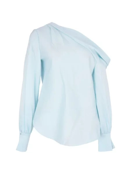 Bluzka Simkhai na jednym ramieniu niebieska