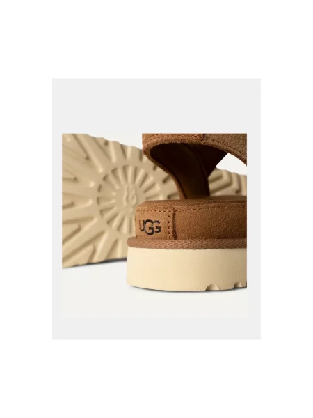 UGG Sandale W GOLDENSTAR | piele întoarsă maro