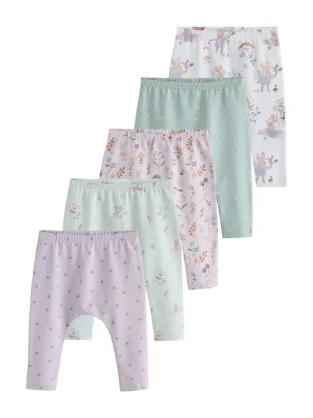 Next Leggings / verde mentă / mov liliachiu / mov deschis bej