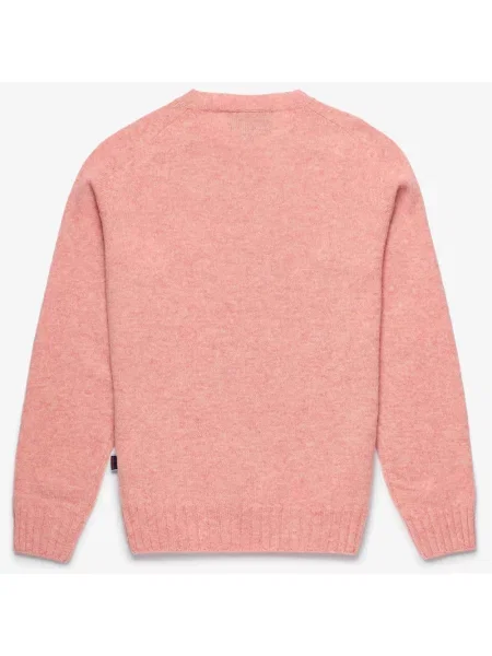 Sweter Sebago wełniany różowy