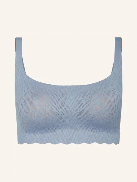 Sloggi Biustonosz Bustier Zero Feel Bliss blau niebieski