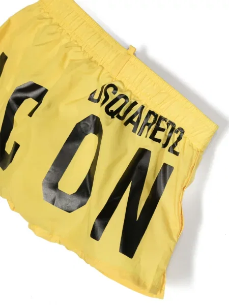 Παντελόνι κολύμβησης Dsquared2 κίτρινο