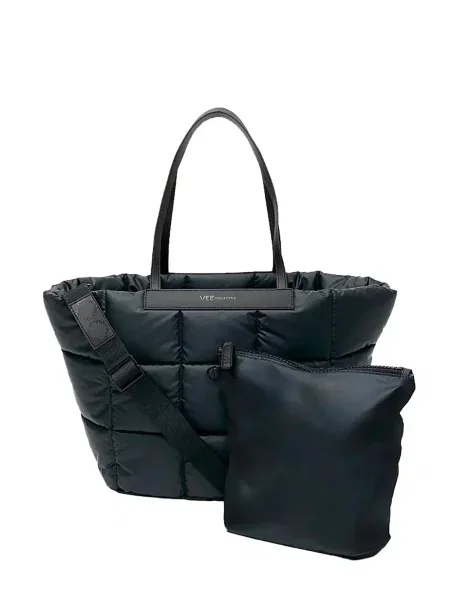 Matlasat geantă shopper Veecollective albastru