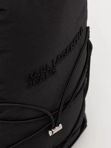 Однотонный большой рюкзак Karl Lagerfeld Jeans черный