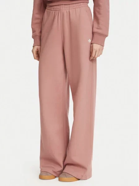 Adidas Sportinės kelnės Essentias Wide Leg rožinė