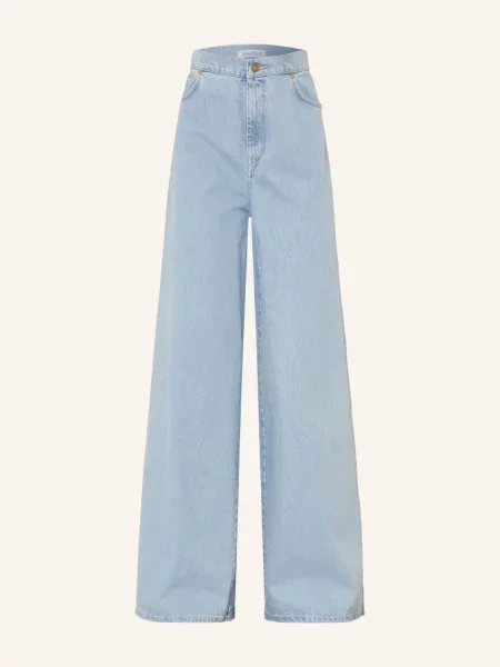 Max Mara Široké Džíny Affari light blue modré