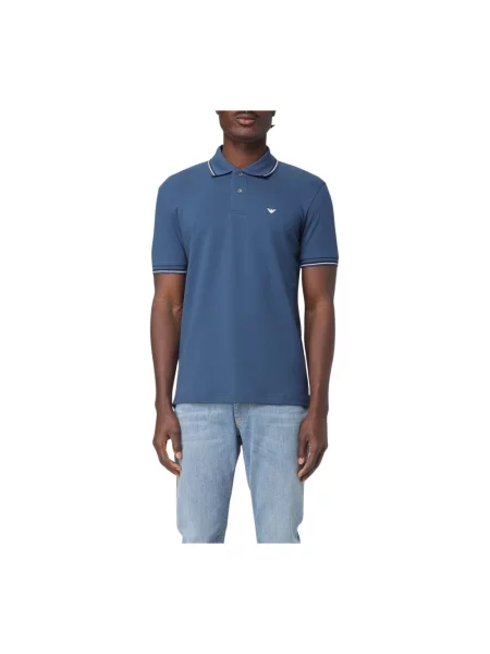 Koszulka Emporio Armani niebieska