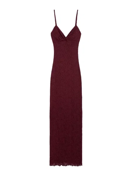 Bershka Rochie bordeaux roșu