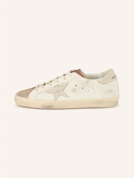 Golden Goose Sneakersy Super-Star Z Kamykami Ozdobnymi weiss białe