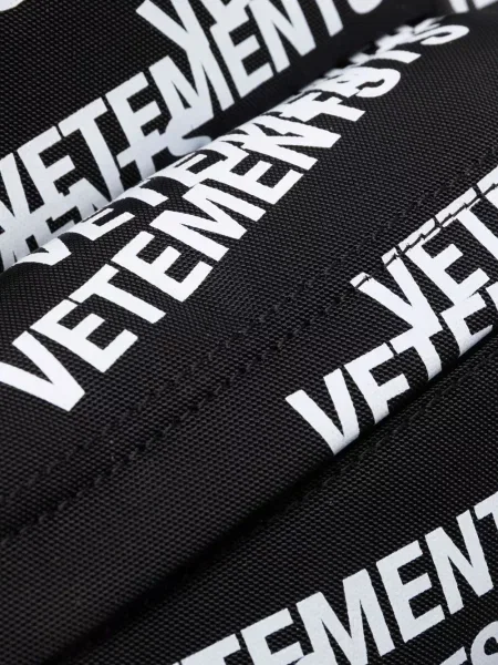 Rucsac Vetements cu imagine negru