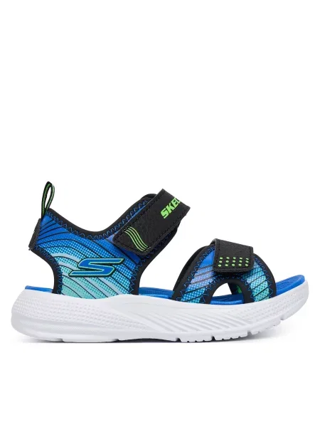 Sandali Skechers Microspec-Splash Pisana modra