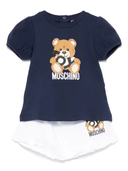 Szorty dziecięce Moschino niebieskie