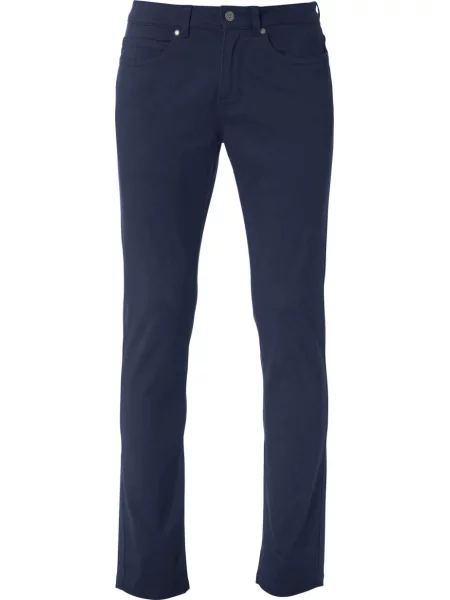 Clique Spodnie Stretch twill dark navy niebieskie