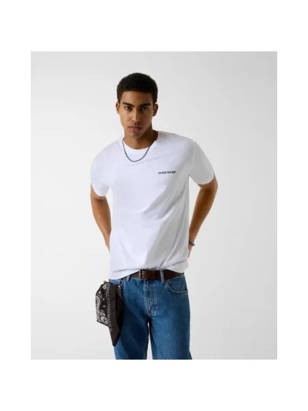 Koszulka z krótkim rękawem Guess Logo Print XL biały