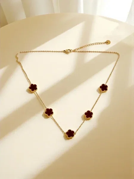 Ogrlica Resti rumena