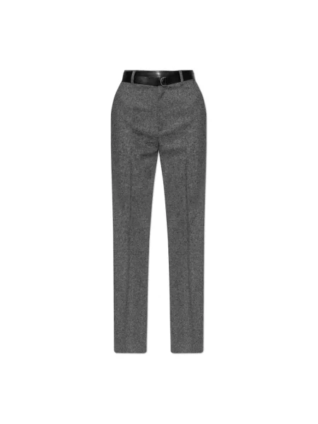 Spodnie Mm6 Maison Margiela wełniane szare