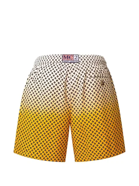 Slip de baie Mc2 Saint Barth cu imagine cu gradient galben
