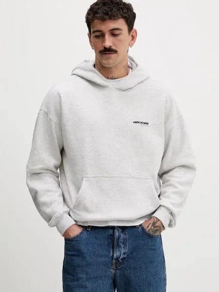 Суитчър Abercrombie & Fitch сиво