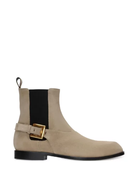 Botine chelsea Balmain din piele de căprioară