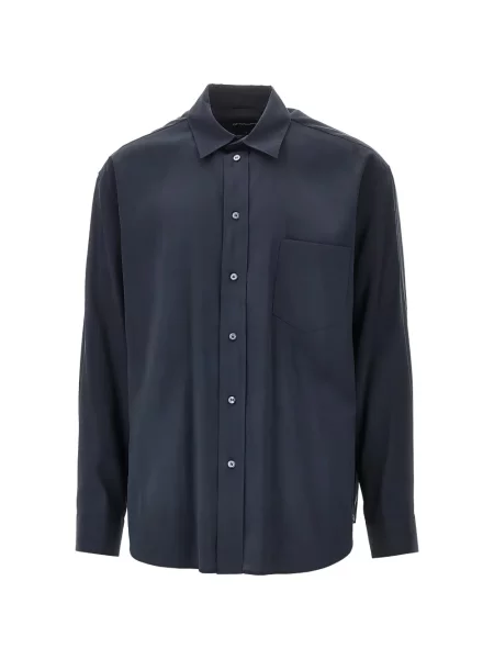 Lung cămașă Emporio Armani albastru