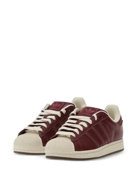 Dryžuotos siuvinėtos žakardinis kelnės Adidas balta