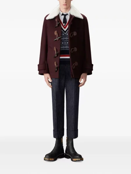 Pulover Thom Browne din cașmir albastru