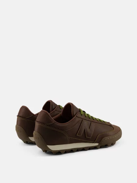 Кожаные кроссовки для бега New Balance коричневые