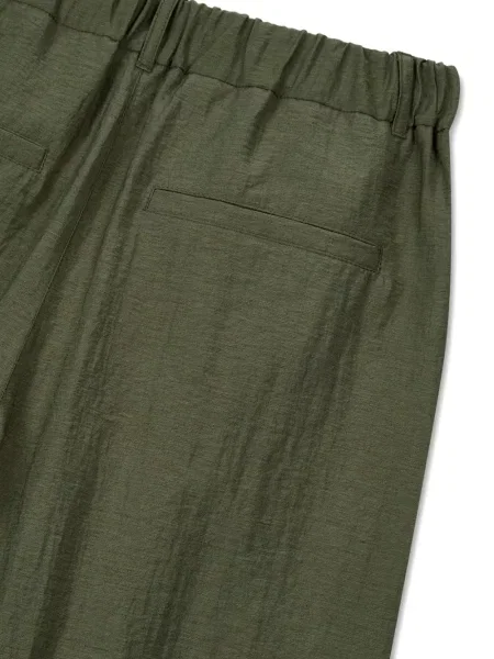Pantaloni Studio Tomboy plisate verde