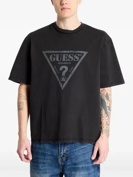 Tricou Guess cu imagine negru