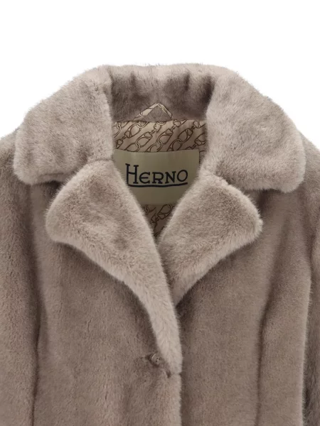 Szőrös bunda Herno szürke