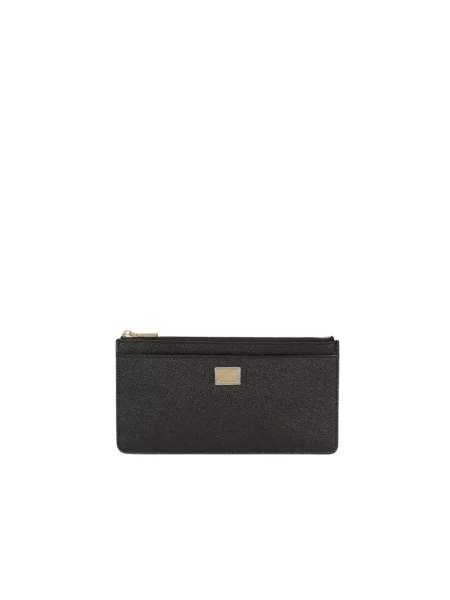 Portfel Dolce And Gabbana z logo czarny