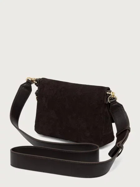 BOSS torebka crossbody Yelena FlapCrossbody brązowa