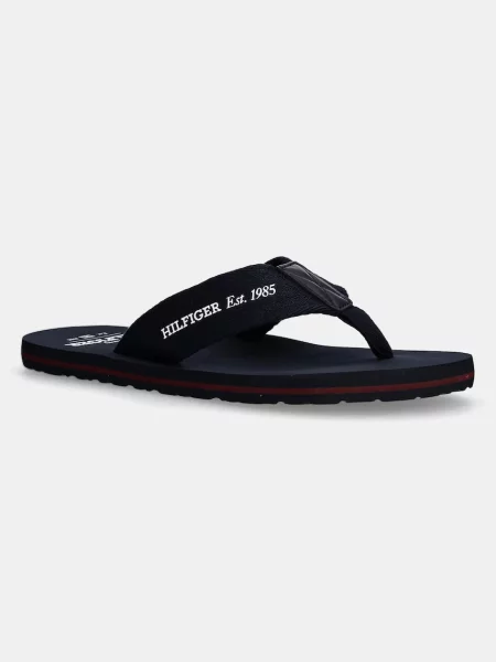Japonke Tommy Hilfiger HILFIGER 85 BEACH SANDAL mornarsko modra