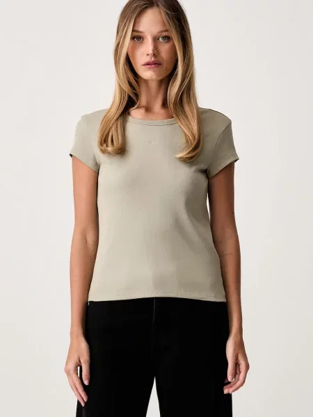 BOSS Orange tricou pentru femei din cu C_Ecute verde