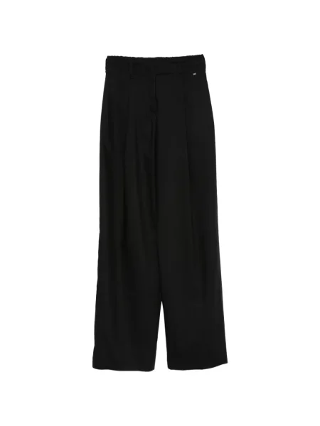 Pantaloni Herno plisate negru