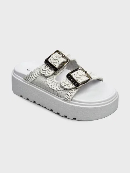 Шлепанцы Casadei белые