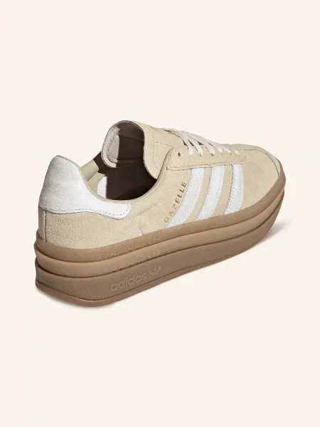 Adidas Originals Tenisky Gazelle Bold béžová / režná bílé