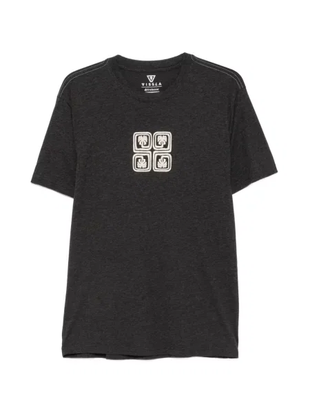 Scurt tricou Vissla cu imagine gri