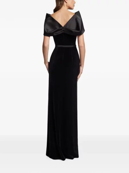 Rochie Cristallini cu funde de catifea negru